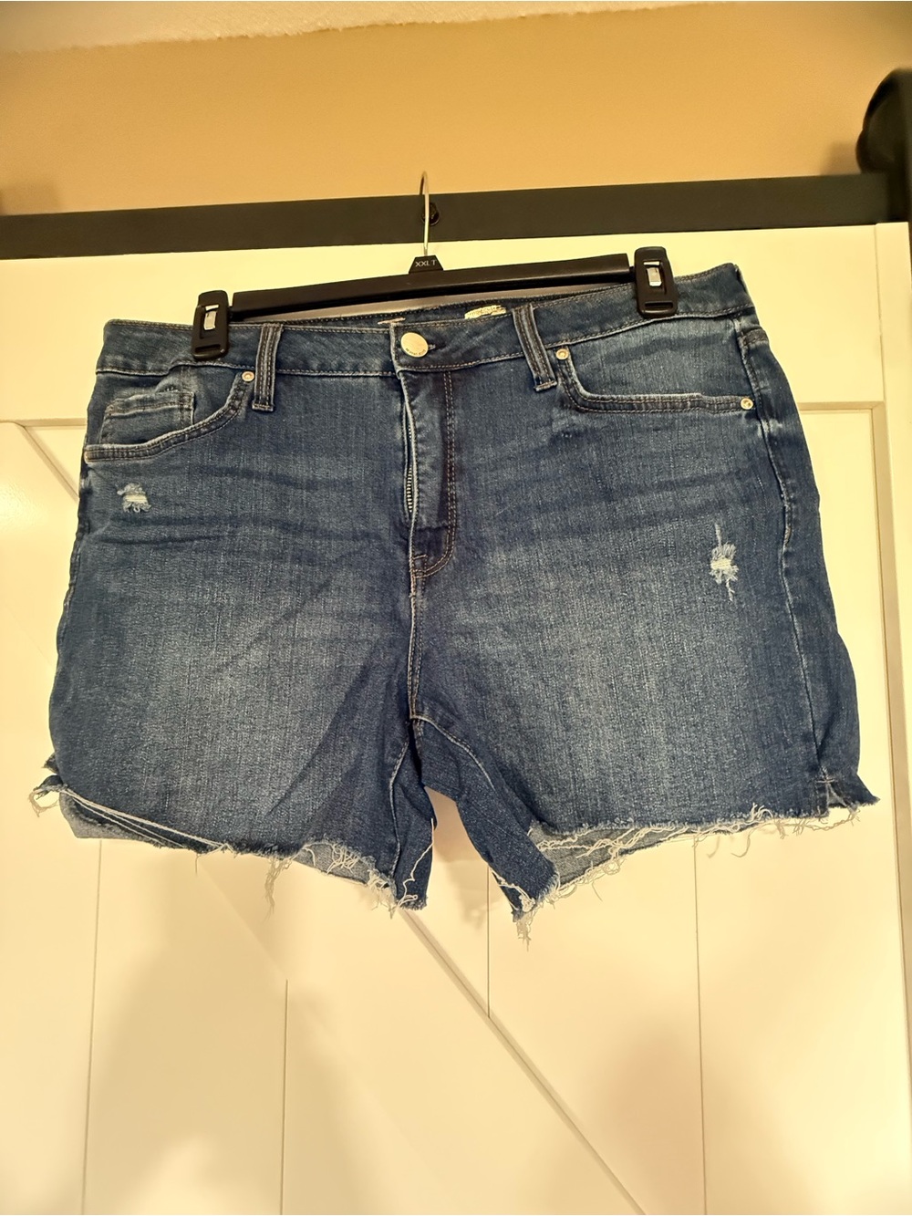Denim Cutoff Women’s Shorts - Blue